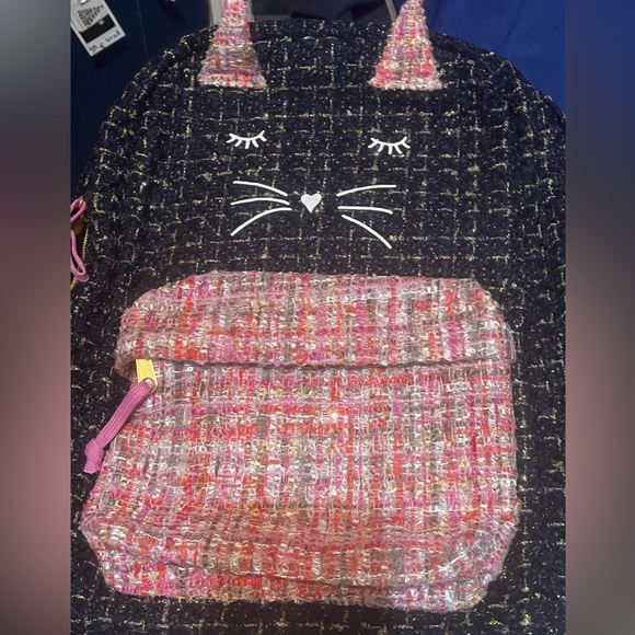 Tweed Cat Backpack - Picture 2 of 3